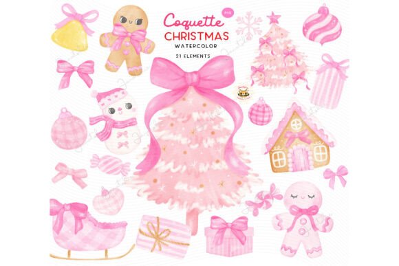 Coquette Christmas Pastel Watercolor Png: A Brand Review