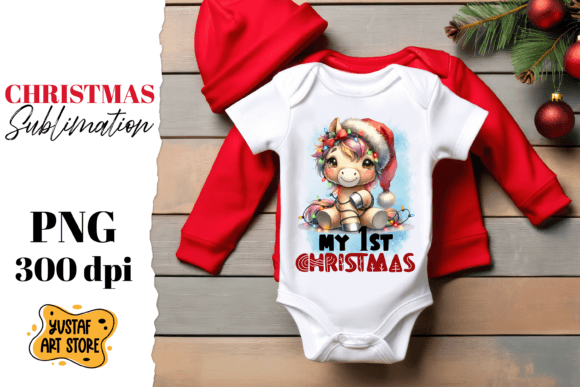 First Christmas Horse Illustrations Review