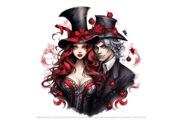 Pollen of Gothic Christmas: Dark Illustrations