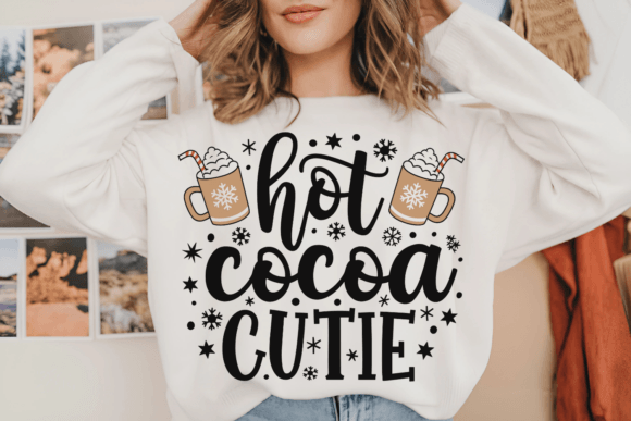 Retro Christmas Png: Hot Cocoa Cutie Illustrations