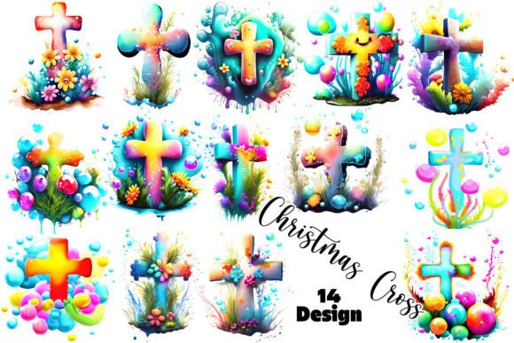 Review: Christmas Cross Clipart Bundle for Embroidery