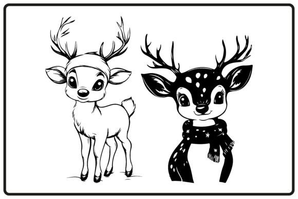 Review: Christmas Deer Silhouette Fawn for Holiday Embroidery