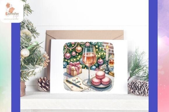 Reviewing the Womens Pink Christmas Wine Macaron Design
