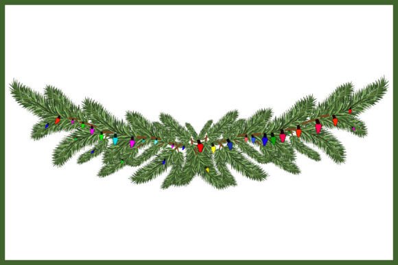 Reviewing Vector Christmas Garland Illustrations